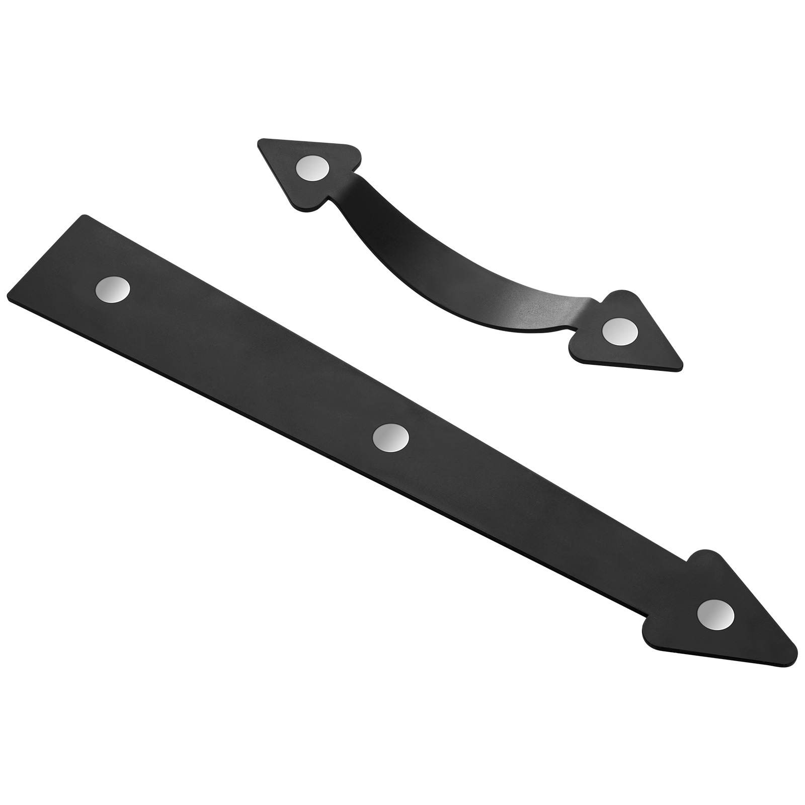 Decorative Magnetic Garage Door Hinges And Handles Black Kit_voghion.com